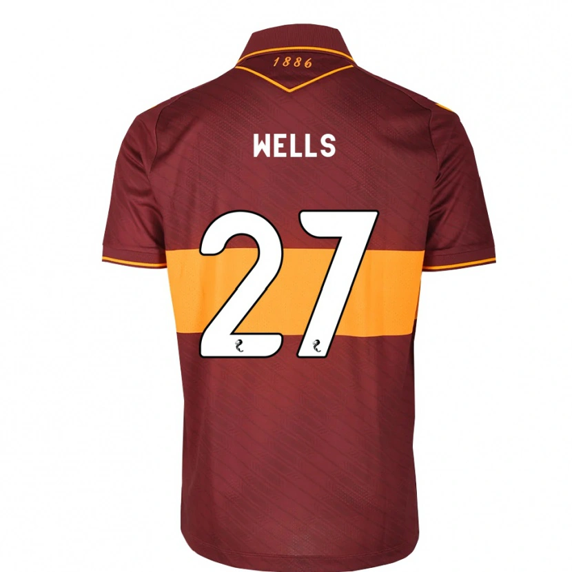 Danxen Mann Dylan Wells #27 Oransje Brun Bortetrøye Drakt Trøye 2026/27 Skjorter T-Skjorte