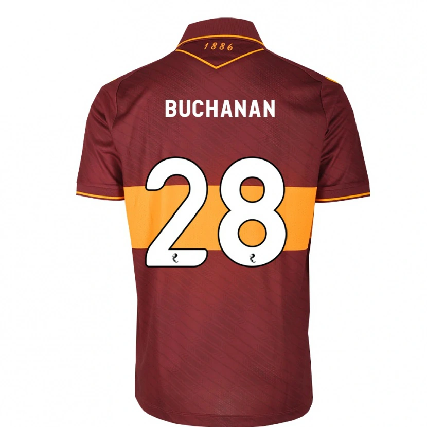 Danxen Mann Aaron Buchanan #28 Oransje Brun Bortetrøye Drakt Trøye 2026/27 Skjorter T-Skjorte