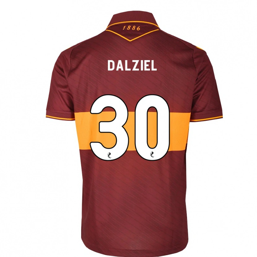 Danxen Mann Jack Dalziel #30 Oransje Brun Bortetrøye Drakt Trøye 2026/27 Skjorter T-Skjorte