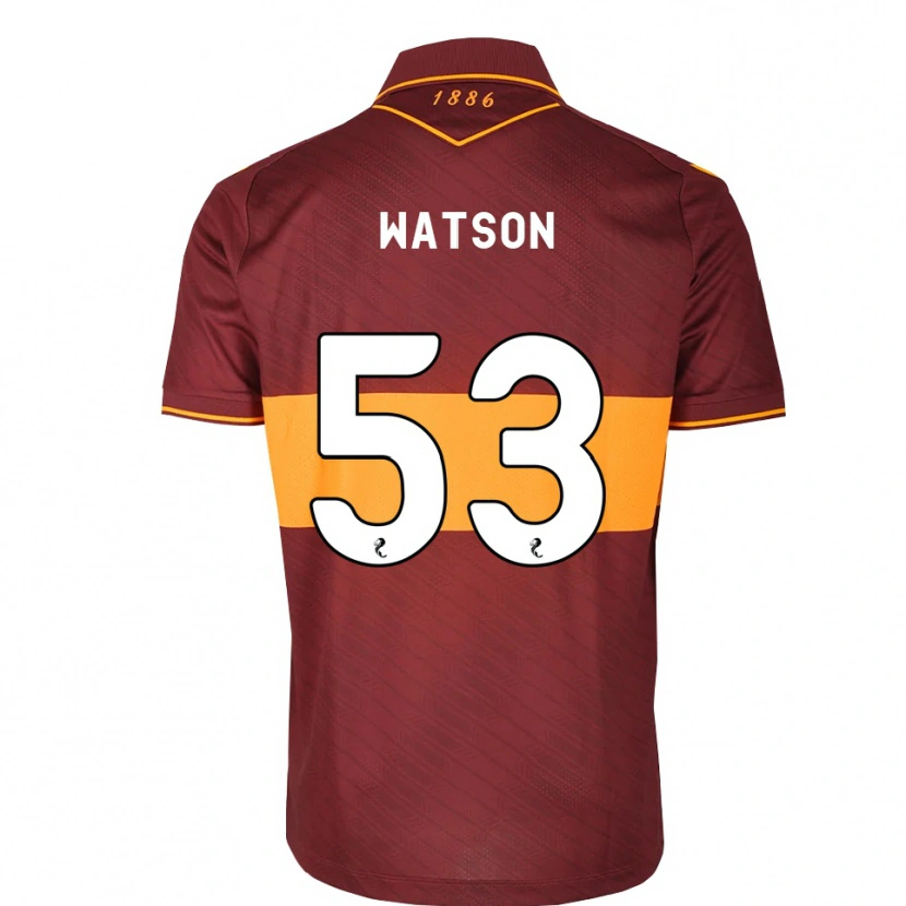 Danxen Mann Blane Watson #53 Oransje Brun Bortetrøye Drakt Trøye 2026/27 Skjorter T-Skjorte