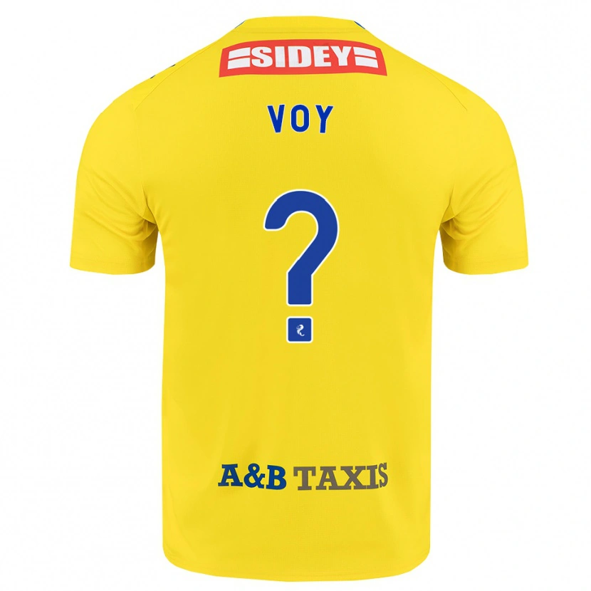 Danxen Mann Cole Voy #0 Gul Blå Svart Bortetrøye Drakt Trøye 2026/27 Skjorter T-Skjorte