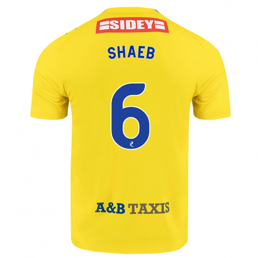 Danxen Mann Adam Shaeb #6 Gul Blå Svart Bortetrøye Drakt Trøye 2026/27 Skjorter T-Skjorte