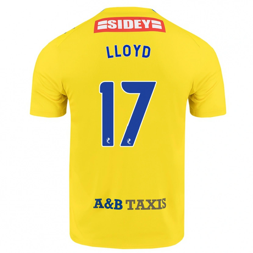 Danxen Mann Louis Lloyd #17 Gul Blå Svart Bortetrøye Drakt Trøye 2026/27 Skjorter T-Skjorte