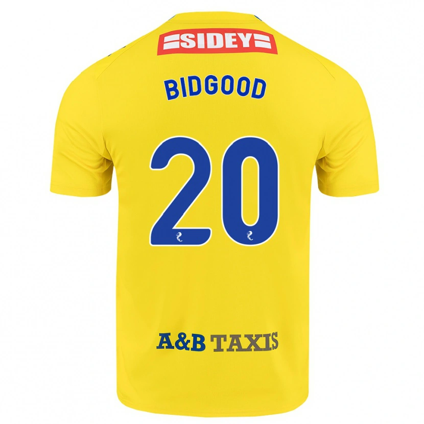 Danxen Mann Aoife Bidgood #20 Gul Blå Svart Bortetrøye Drakt Trøye 2026/27 Skjorter T-Skjorte