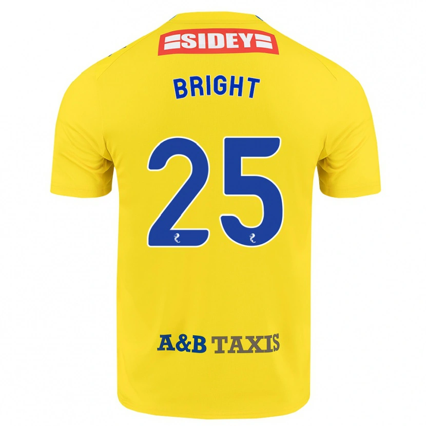 Danxen Mann Scott Bright #25 Gul Blå Svart Bortetrøye Drakt Trøye 2026/27 Skjorter T-Skjorte