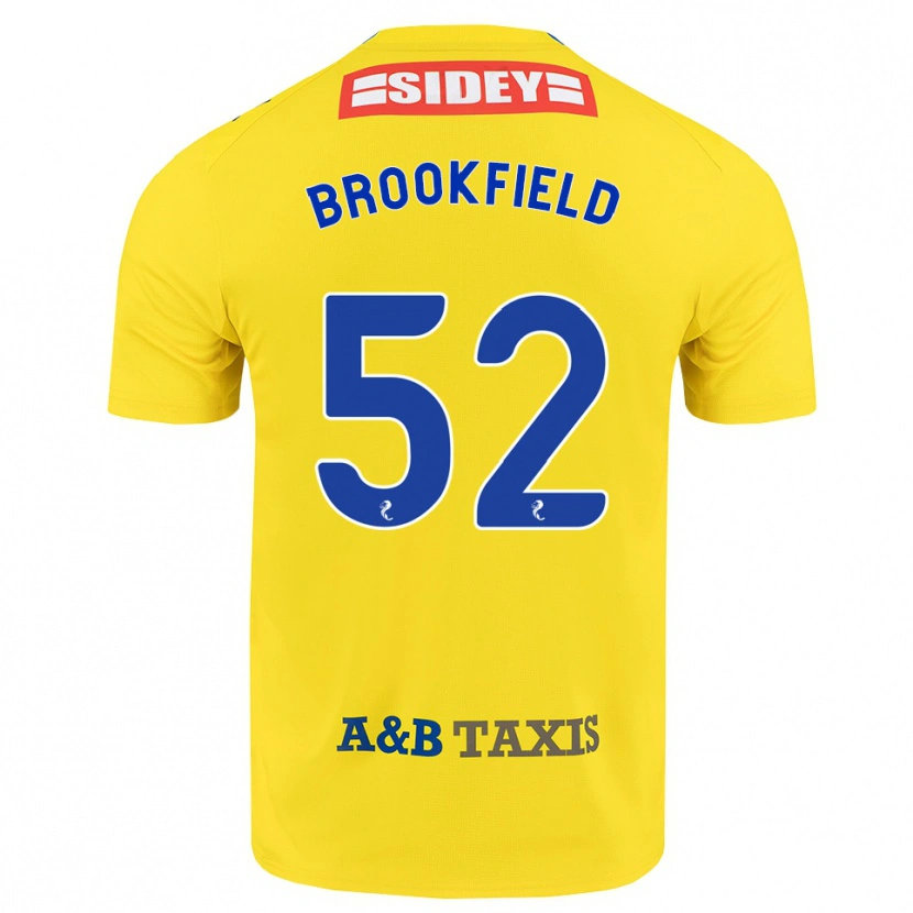 Danxen Mann Arran Brookfield #52 Gul Blå Svart Bortetrøye Drakt Trøye 2026/27 Skjorter T-Skjorte