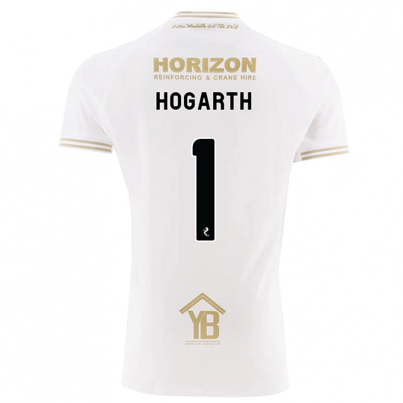 Danxen Mann Nicky Hogarth #1 Hvete Hvit Bortetrøye Drakt Trøye 2026/27 Skjorter T-Skjorte