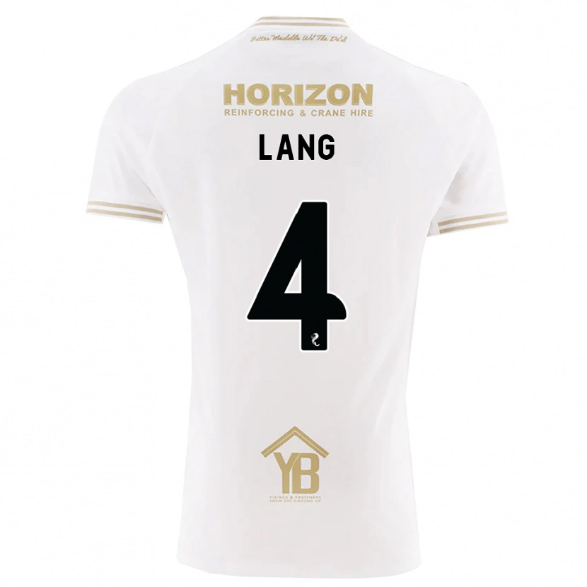 Danxen Mann Tom Lang #4 Hvete Hvit Bortetrøye Drakt Trøye 2026/27 Skjorter T-Skjorte