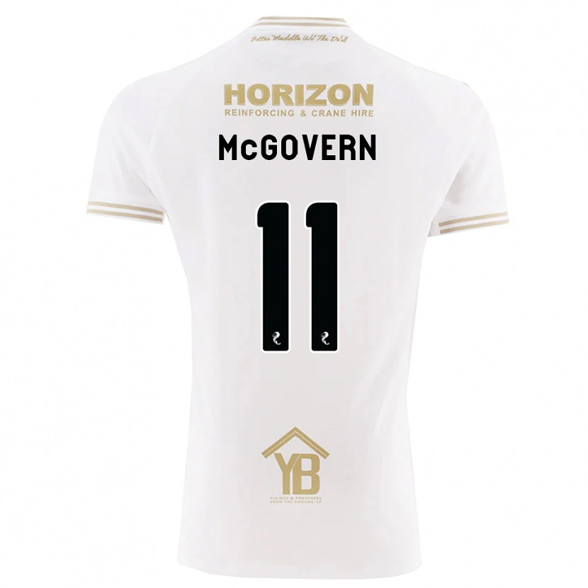 Danxen Mann Paul Mcgovern #11 Hvete Hvit Bortetrøye Drakt Trøye 2026/27 Skjorter T-Skjorte