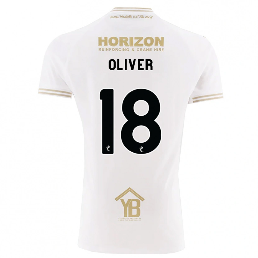 Danxen Mann Gary Oliver #18 Hvete Hvit Bortetrøye Drakt Trøye 2026/27 Skjorter T-Skjorte