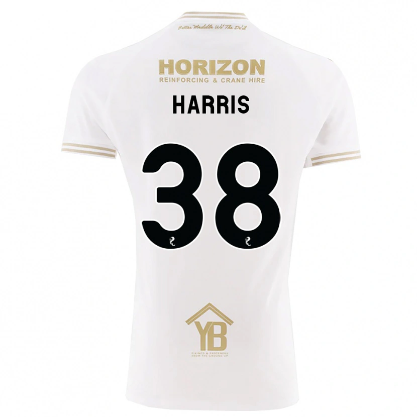 Danxen Mann Leo Harris #38 Hvete Hvit Bortetrøye Drakt Trøye 2026/27 Skjorter T-Skjorte