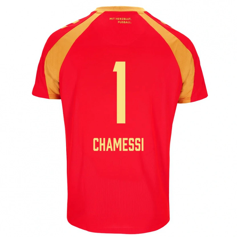 Danxen Mann Ian Chamessi #1 Rød Oransje Svart Bortetrøye Drakt Trøye 2026/27 Skjorter T-Skjorte