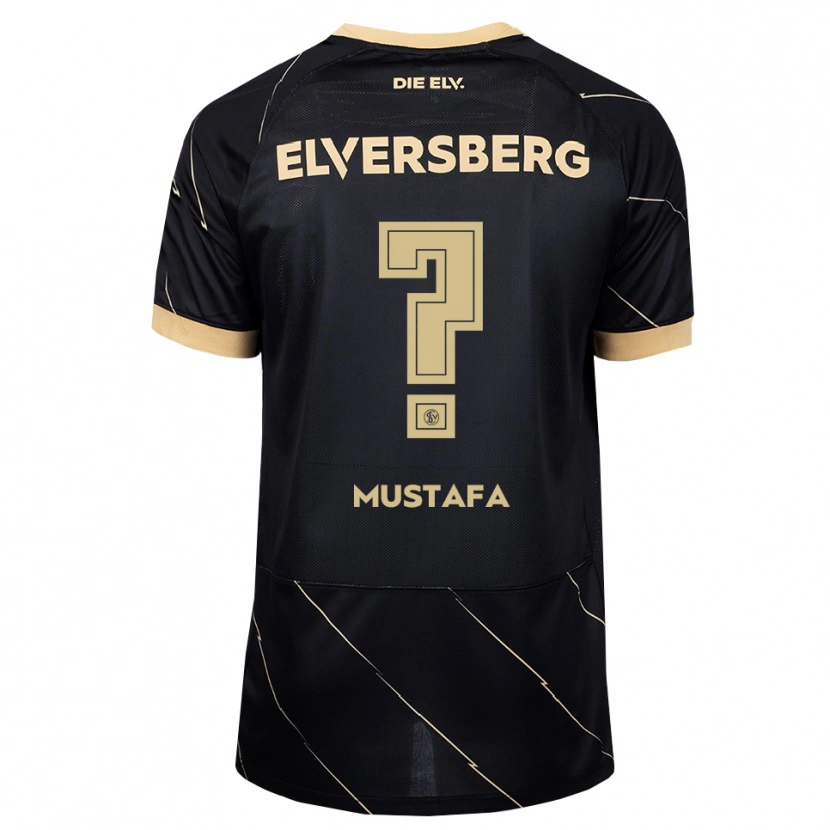 Danxen Mann Valdrin Mustafa #0 Svart Brun Bortetrøye Drakt Trøye 2026/27 Skjorter T-Skjorte