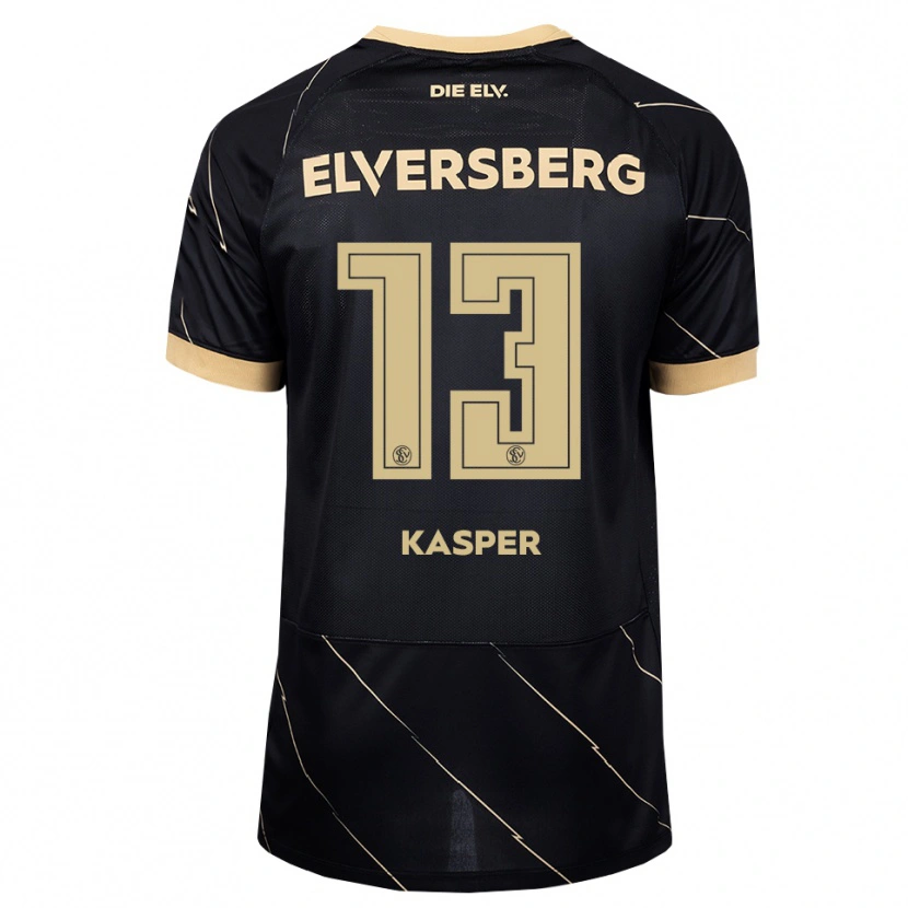 Danxen Mann Yannik Kasper #13 Svart Brun Bortetrøye Drakt Trøye 2026/27 Skjorter T-Skjorte