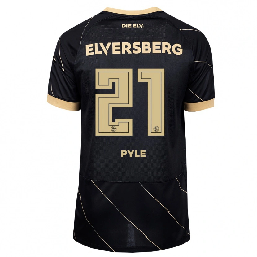 Danxen Mann David Pyle #21 Svart Brun Bortetrøye Drakt Trøye 2026/27 Skjorter T-Skjorte