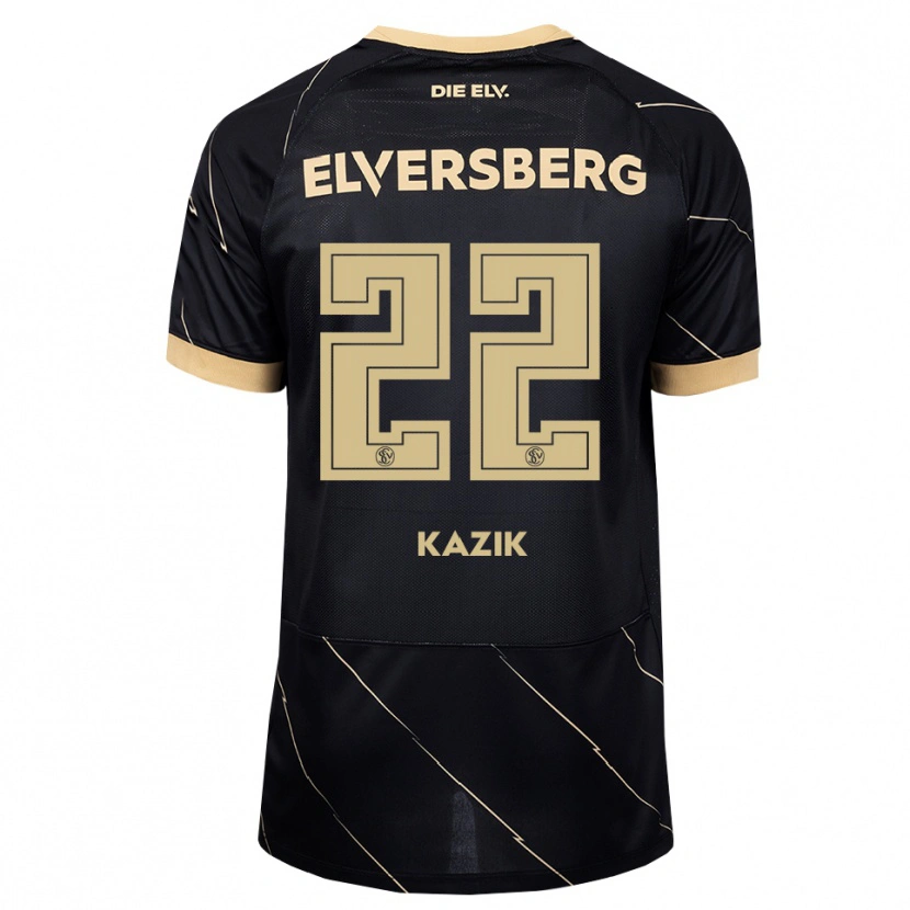 Danxen Mann Reber Kazik #22 Svart Brun Bortetrøye Drakt Trøye 2026/27 Skjorter T-Skjorte