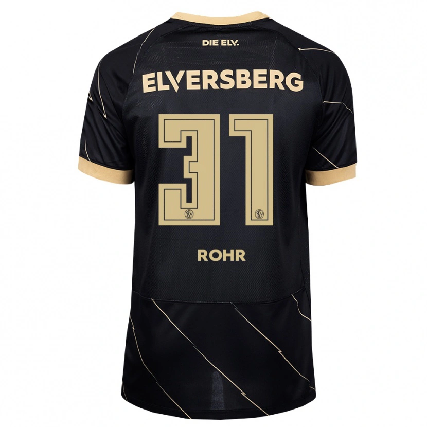 Danxen Mann Maximilian Rohr #31 Svart Brun Bortetrøye Drakt Trøye 2026/27 Skjorter T-Skjorte