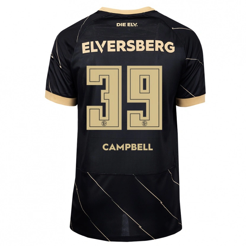 Danxen Mann Cole Campbell #39 Svart Brun Bortetrøye Drakt Trøye 2026/27 Skjorter T-Skjorte