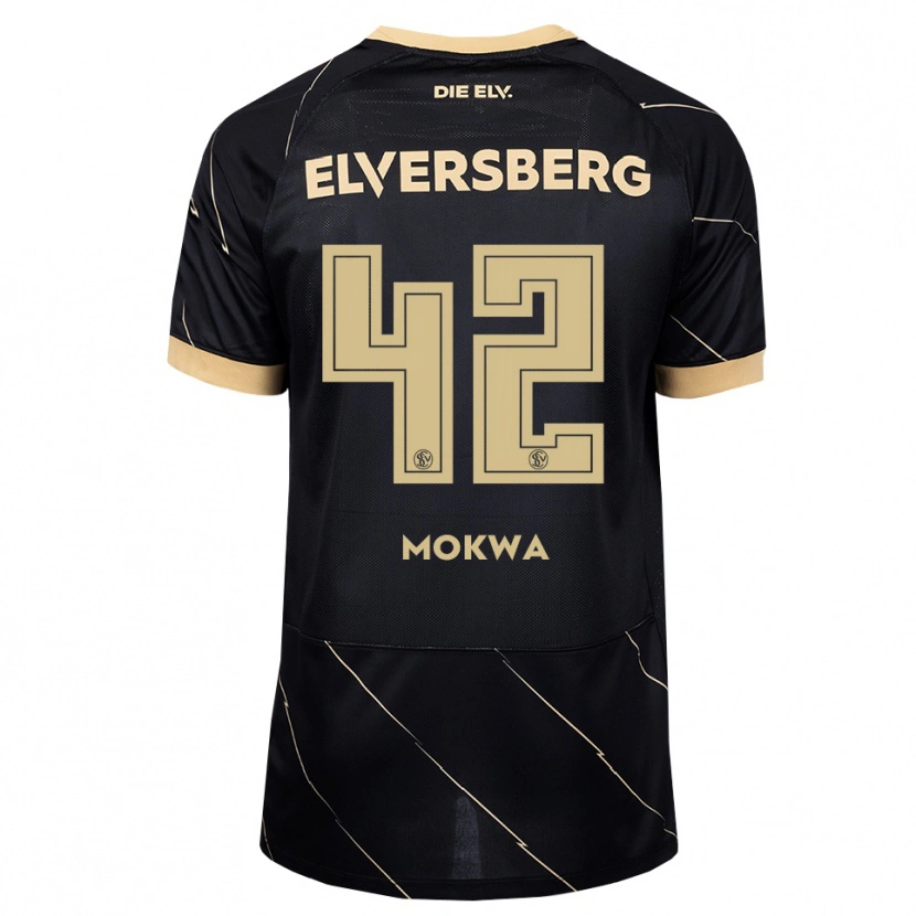 Danxen Mann David Mokwa #42 Svart Brun Bortetrøye Drakt Trøye 2026/27 Skjorter T-Skjorte