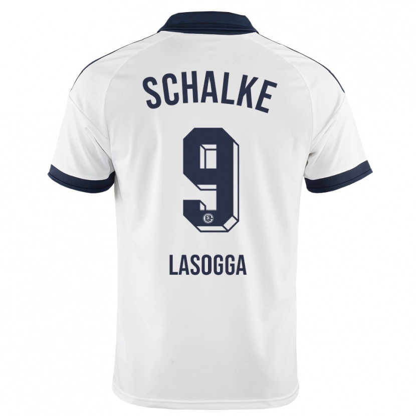 Danxen Mann Pierre-Michel Lasogga #9 Svart Hvit Bortetrøye Drakt Trøye 2026/27 Skjorter T-Skjorte
