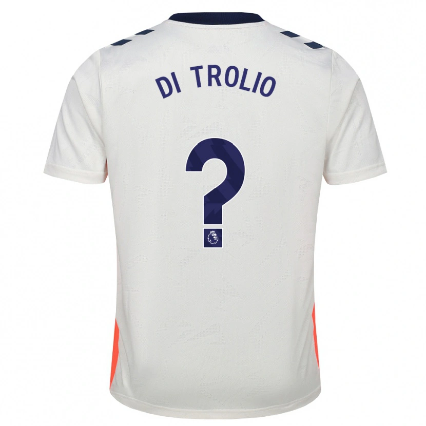 Danxen Mann Riccardo Di Trolio #0 Hvit Oransje Kongeblå Bortetrøye Drakt Trøye 2026/27 Skjorter T-Skjorte