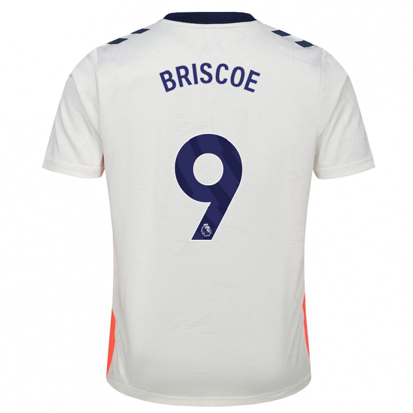 Danxen Mann Elijah Briscoe #9 Hvit Oransje Kongeblå Bortetrøye Drakt Trøye 2026/27 Skjorter T-Skjorte