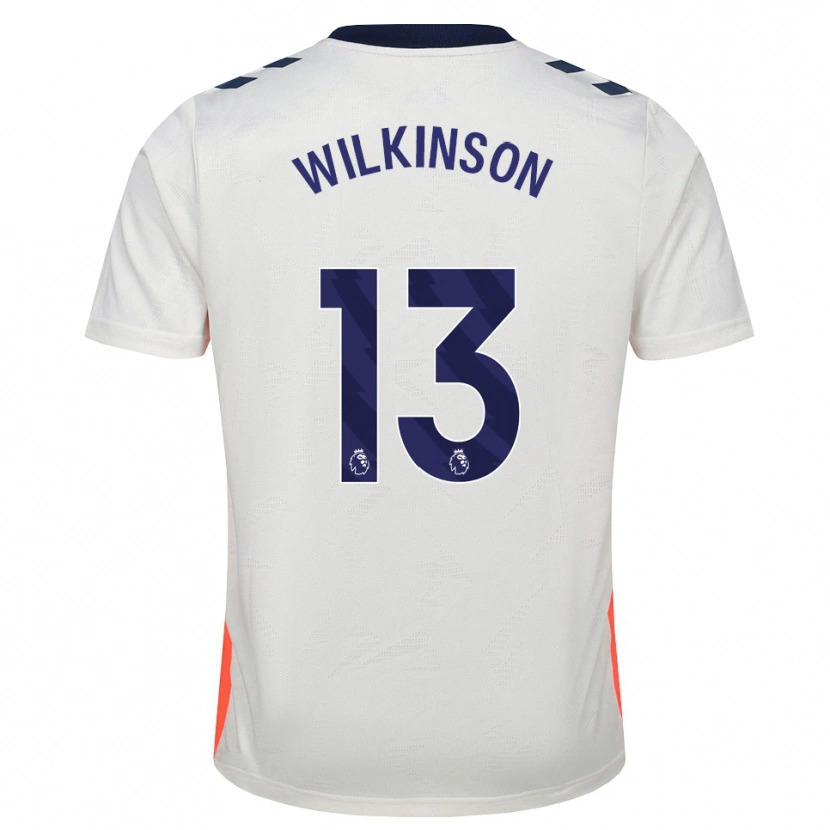Danxen Mann Mitchell Wilkinson #13 Hvit Oransje Kongeblå Bortetrøye Drakt Trøye 2026/27 Skjorter T-Skjorte