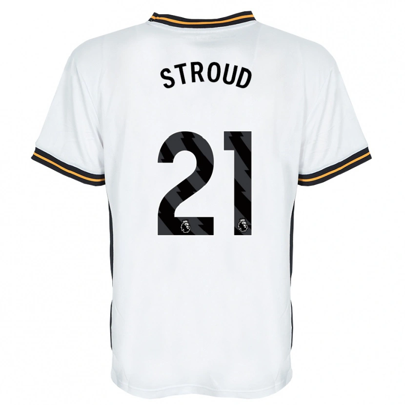Danxen Mann Elliot Stroud #21 Hvit Oransje Svart Bortetrøye Drakt Trøye 2026/27 Skjorter T-Skjorte
