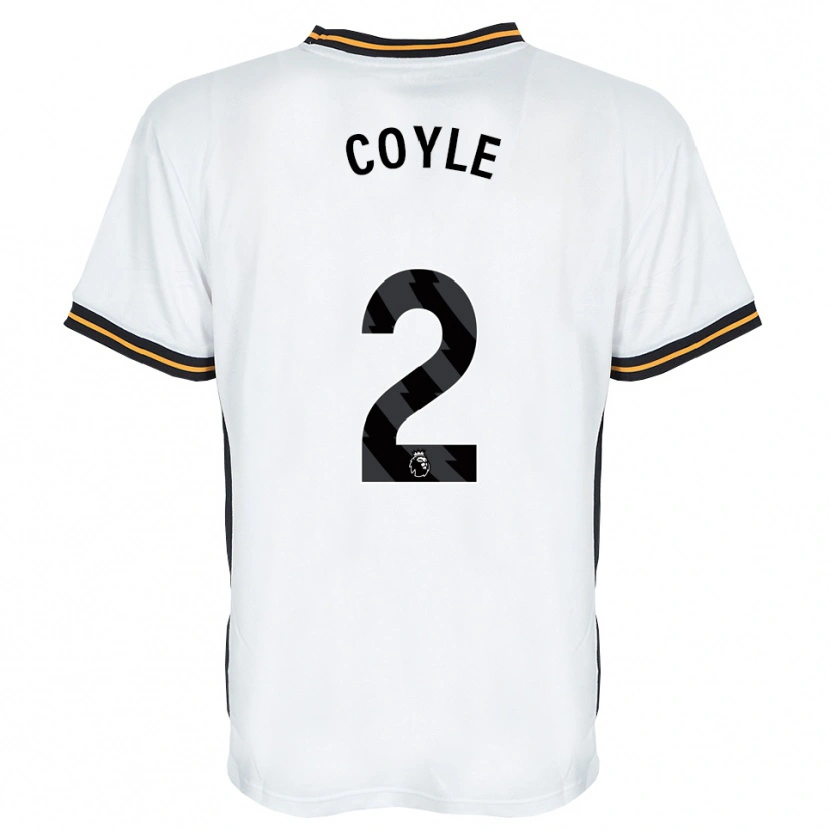 Danxen Mann Lewie Coyle #2 Hvit Oransje Svart Bortetrøye Drakt Trøye 2026/27 Skjorter T-Skjorte