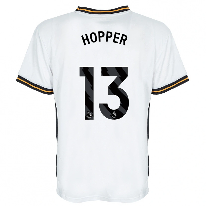 Danxen Mann Jake Hopper #13 Hvit Oransje Svart Bortetrøye Drakt Trøye 2026/27 Skjorter T-Skjorte