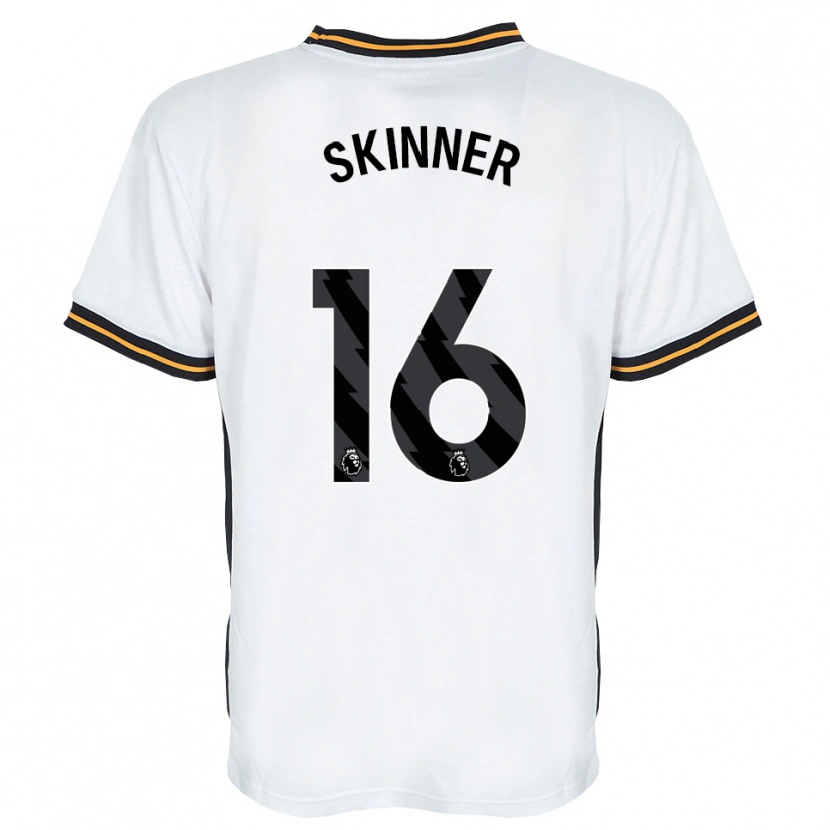 Danxen Mann Harley Skinner #16 Hvit Oransje Svart Bortetrøye Drakt Trøye 2026/27 Skjorter T-Skjorte
