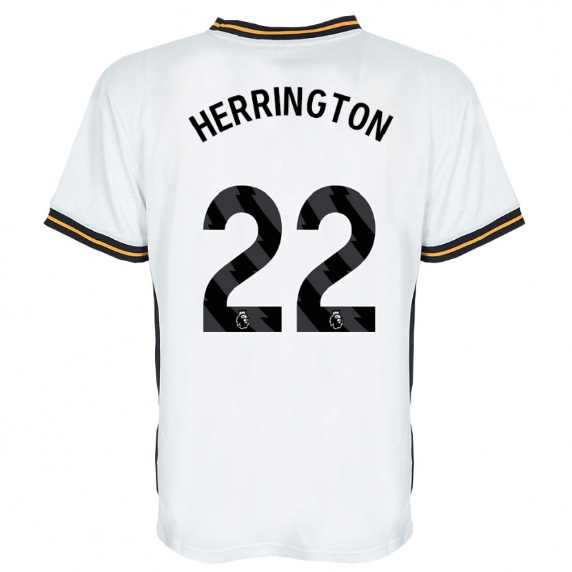 Danxen Mann Lucas Herrington #22 Hvit Oransje Svart Bortetrøye Drakt Trøye 2026/27 Skjorter T-Skjorte