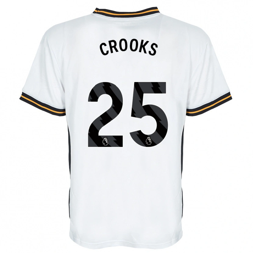 Danxen Mann Matt Crooks #25 Hvit Oransje Svart Bortetrøye Drakt Trøye 2026/27 Skjorter T-Skjorte
