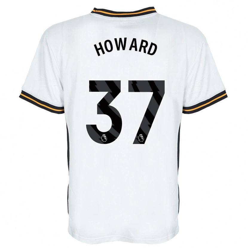 Danxen Mann Scarlet Howard #37 Hvit Oransje Svart Bortetrøye Drakt Trøye 2026/27 Skjorter T-Skjorte