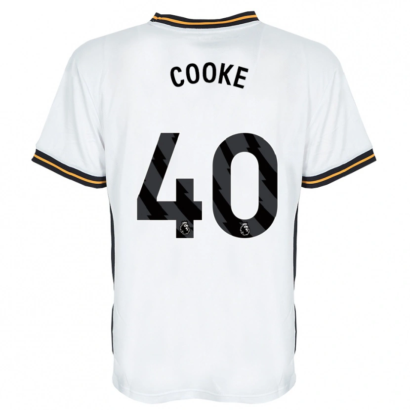 Danxen Mann Megan Cooke #40 Hvit Oransje Svart Bortetrøye Drakt Trøye 2026/27 Skjorter T-Skjorte