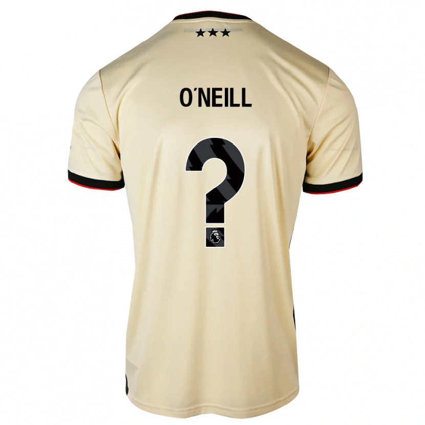 Danxen Mann Seth O'neill #0 Lemonchiffon Svart Rød Bortetrøye Drakt Trøye 2026/27 Skjorter T-Skjorte