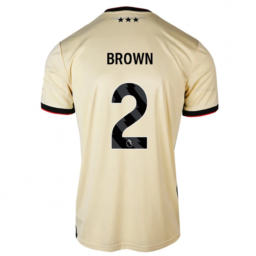 Danxen Mann Archie Brown #2 Lemonchiffon Svart Rød Bortetrøye Drakt Trøye 2026/27 Skjorter T-Skjorte