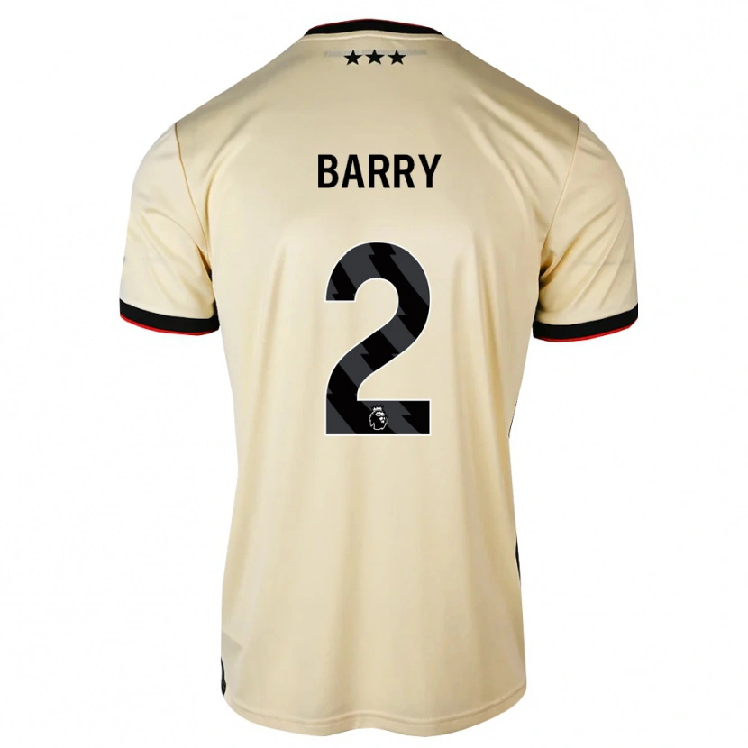 Danxen Mann Riley-Joe Barry #2 Lemonchiffon Svart Rød Bortetrøye Drakt Trøye 2026/27 Skjorter T-Skjorte