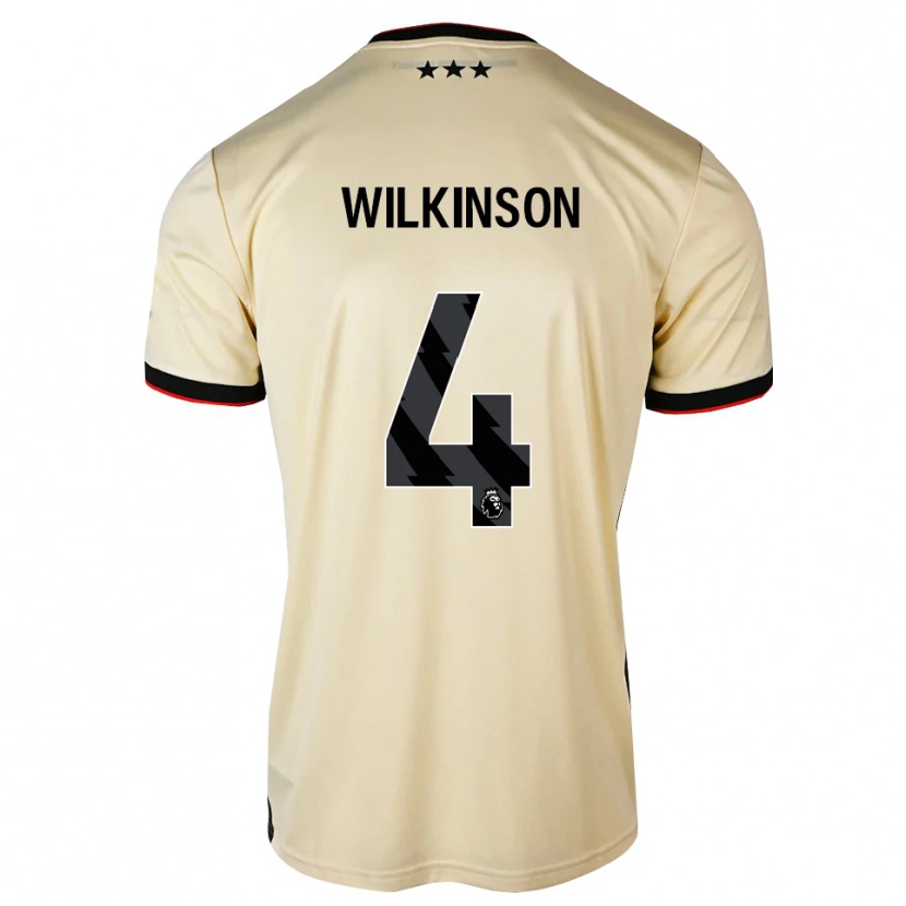 Danxen Mann Oliver Wilkinson #4 Lemonchiffon Svart Rød Bortetrøye Drakt Trøye 2026/27 Skjorter T-Skjorte
