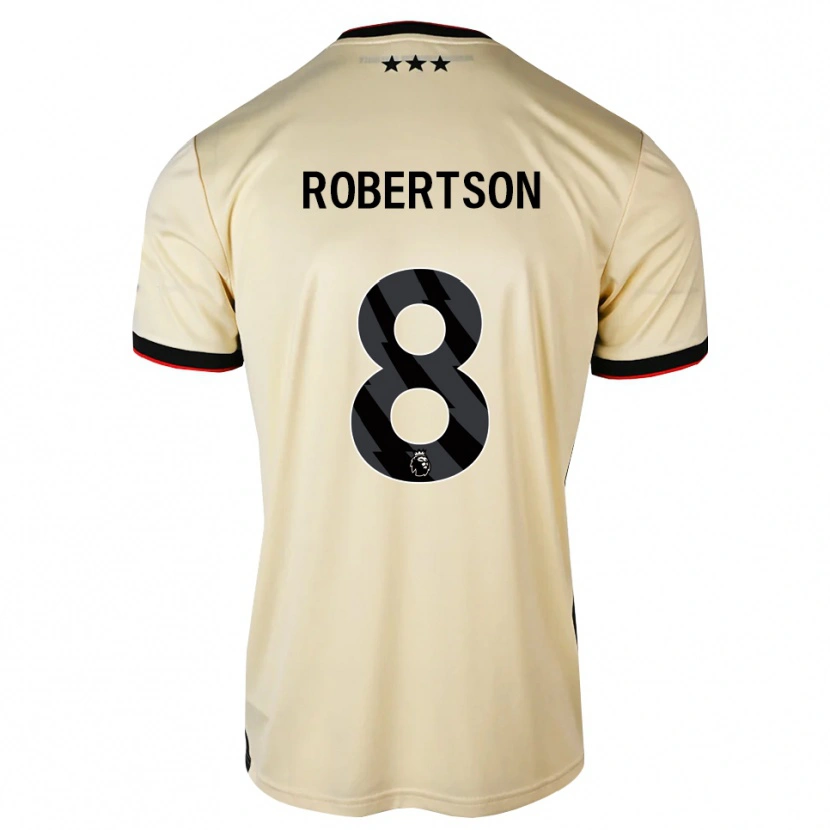 Danxen Mann Kyra Robertson #8 Lemonchiffon Svart Rød Bortetrøye Drakt Trøye 2026/27 Skjorter T-Skjorte