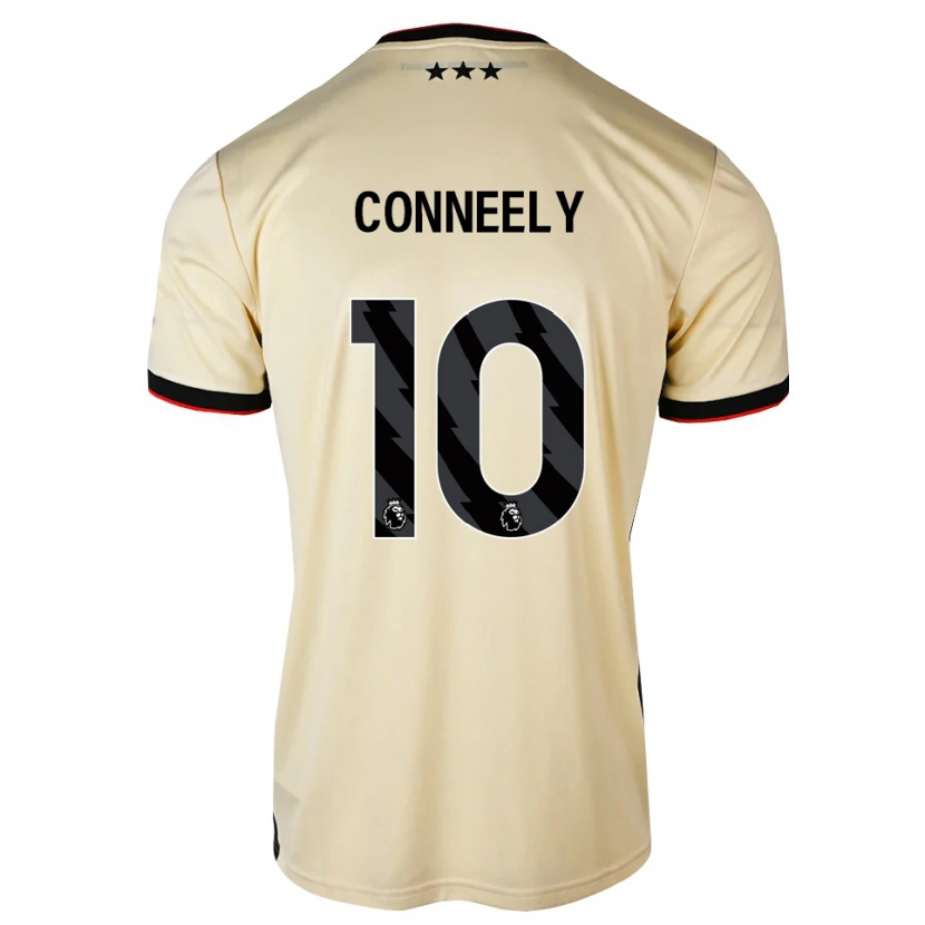 Danxen Mann George Conneely #10 Lemonchiffon Svart Rød Bortetrøye Drakt Trøye 2026/27 Skjorter T-Skjorte