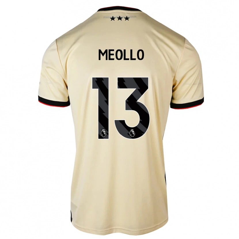 Danxen Mann Nina Meollo #13 Lemonchiffon Svart Rød Bortetrøye Drakt Trøye 2026/27 Skjorter T-Skjorte