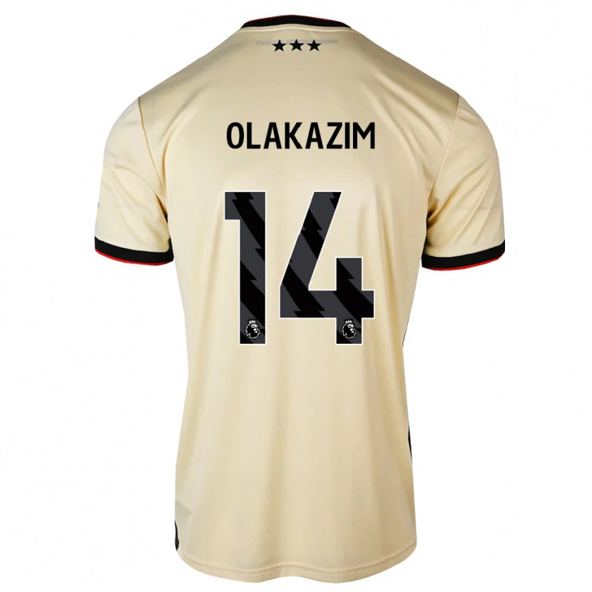 Danxen Mann Mustaan Olakazim #14 Lemonchiffon Svart Rød Bortetrøye Drakt Trøye 2026/27 Skjorter T-Skjorte