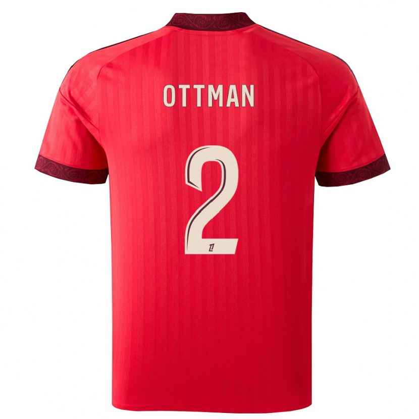 Danxen Mann Ottman Katırağ #2 Burgunder Rød Hvit Bortetrøye Drakt Trøye 2026/27 Skjorter T-Skjorte