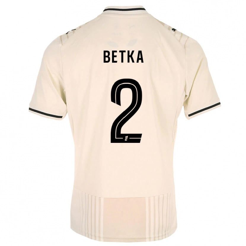 Danxen Mann Naël Betka #2 Oldlace Svart Antiquewhite Bortetrøye Drakt Trøye 2026/27 Skjorter T-Skjorte