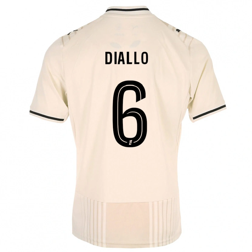 Danxen Mann Amadou Diallo #6 Oldlace Svart Antiquewhite Bortetrøye Drakt Trøye 2026/27 Skjorter T-Skjorte