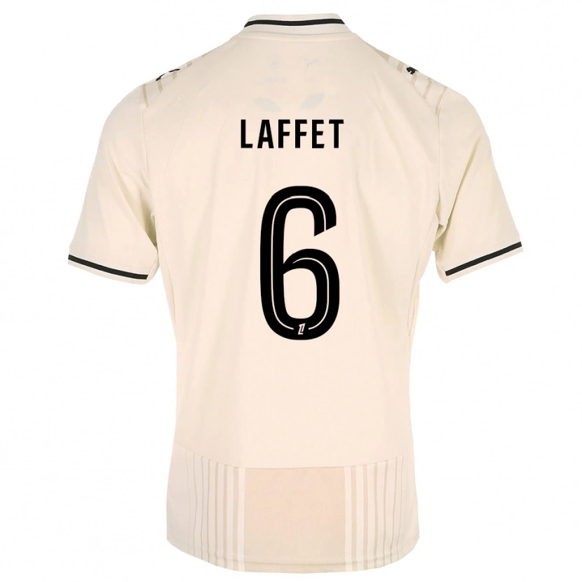 Danxen Mann Yves Laffet #6 Oldlace Svart Antiquewhite Bortetrøye Drakt Trøye 2026/27 Skjorter T-Skjorte