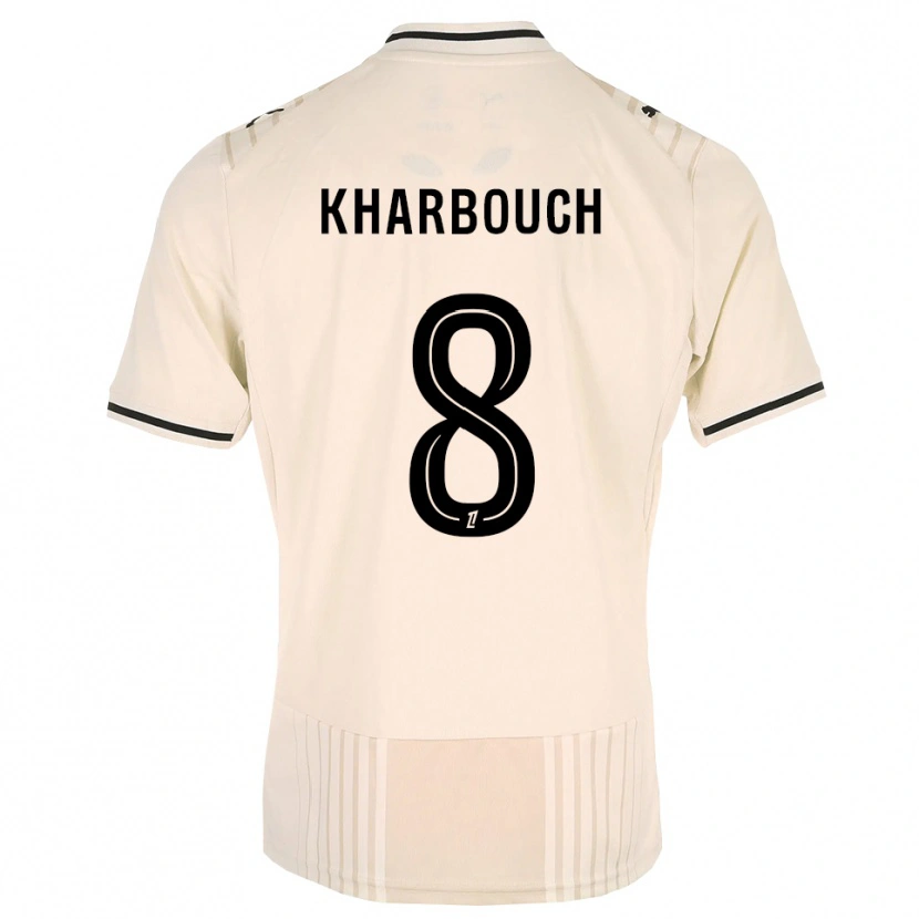 Danxen Mann Yanis Kharbouch #8 Oldlace Svart Antiquewhite Bortetrøye Drakt Trøye 2026/27 Skjorter T-Skjorte