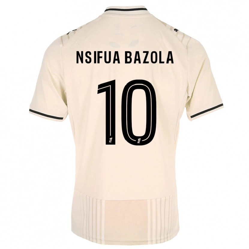 Danxen Mann Preston Nsifua Bazola #10 Oldlace Svart Antiquewhite Bortetrøye Drakt Trøye 2026/27 Skjorter T-Skjorte