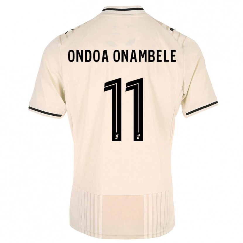 Danxen Mann Fred Ondoa Onambele #11 Oldlace Svart Antiquewhite Bortetrøye Drakt Trøye 2026/27 Skjorter T-Skjorte